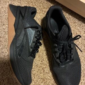 Reebok Nano X3 Mens Sz 10.5 Black Gum Sole Gym Training Sneakers Shoes 100062512